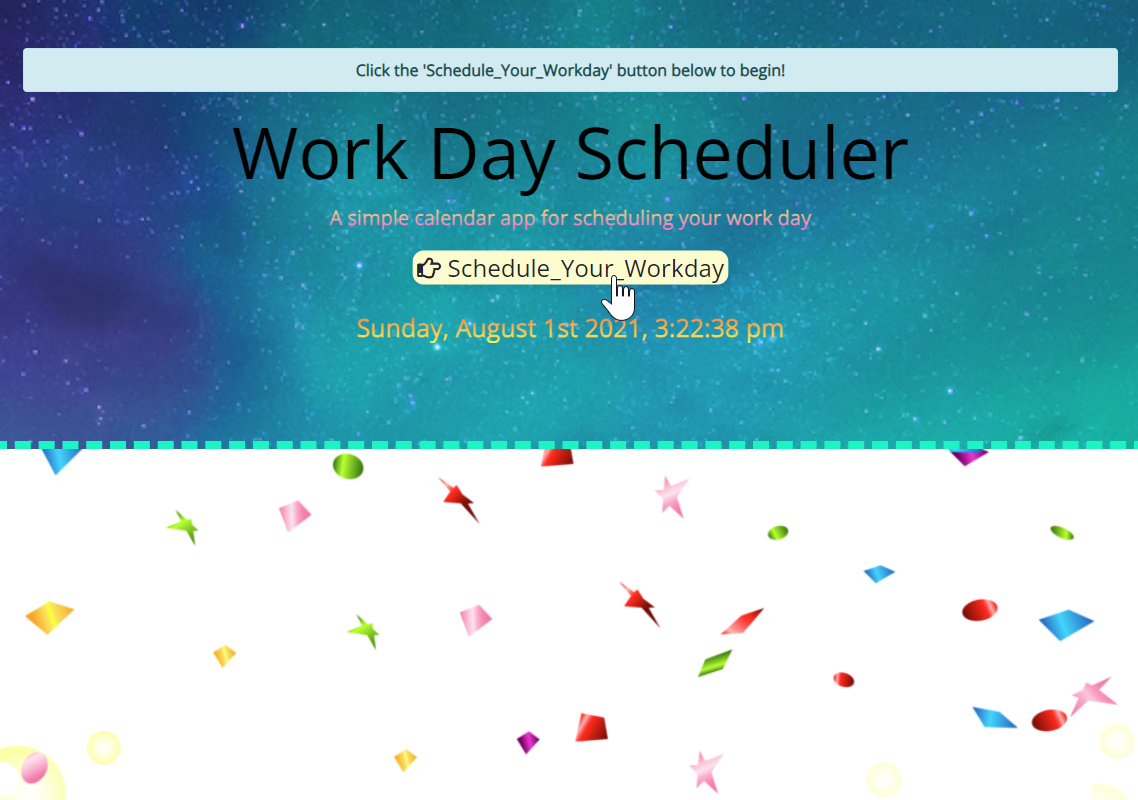 workday scheduler